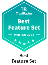 TrustRadius winter 2023 Bonterra award for best feature set