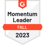 g2 fall 2023 momentum leader badge