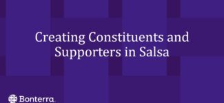 Creating Constituents and Supporters