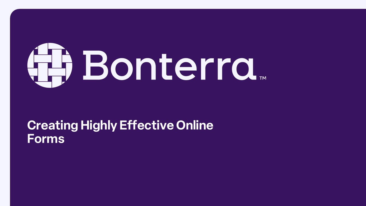 Creating Highly Effective Online Forms