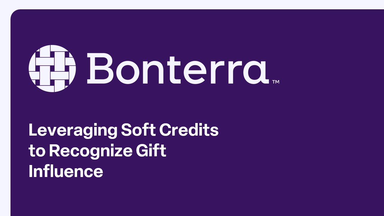 Leveraging Soft Credits to Recognize Gift Influence
