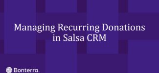 Managing Recurring Donations