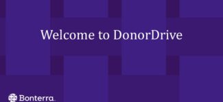 Welcome to DonorDrive