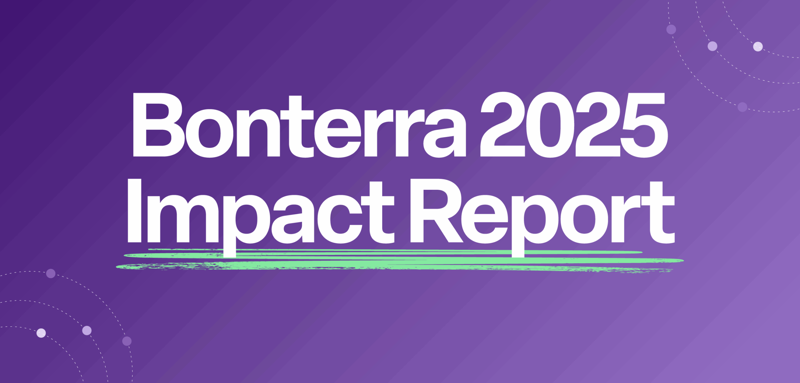Bonterra 2025 Impact Report hero image