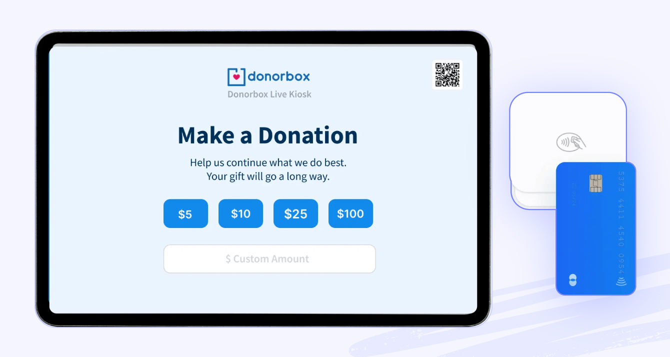 A photo of Donorbox's fundraising software