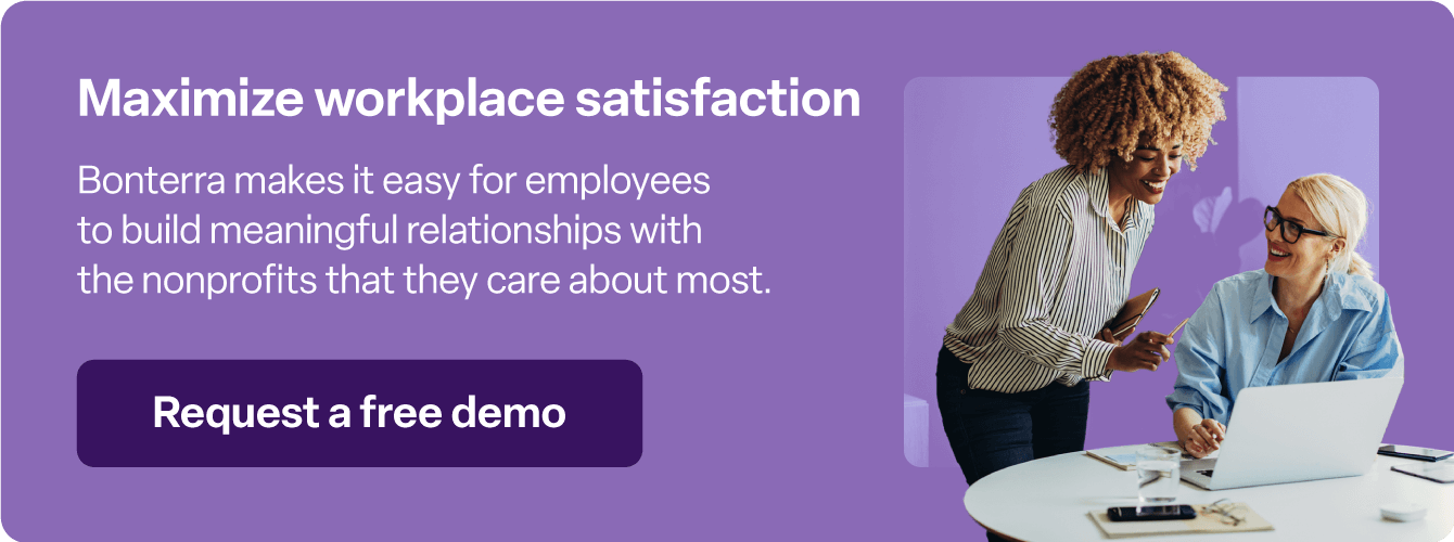 Click to demo Bonterra’s employee engagement software to maximize workplace satisfaction.