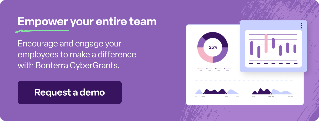 Click here to request a demo of Bonterra CyberGrants to empower your CSR initiatives.