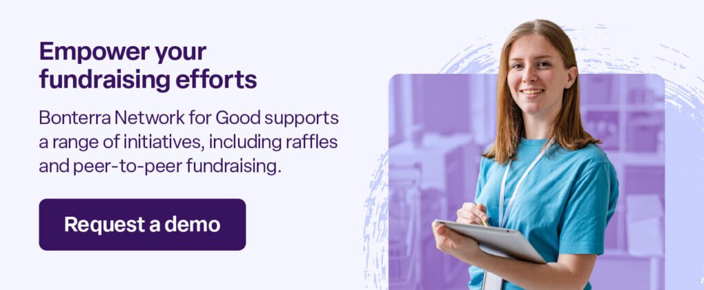 Click to request a demo of Bonterra Network for Good.