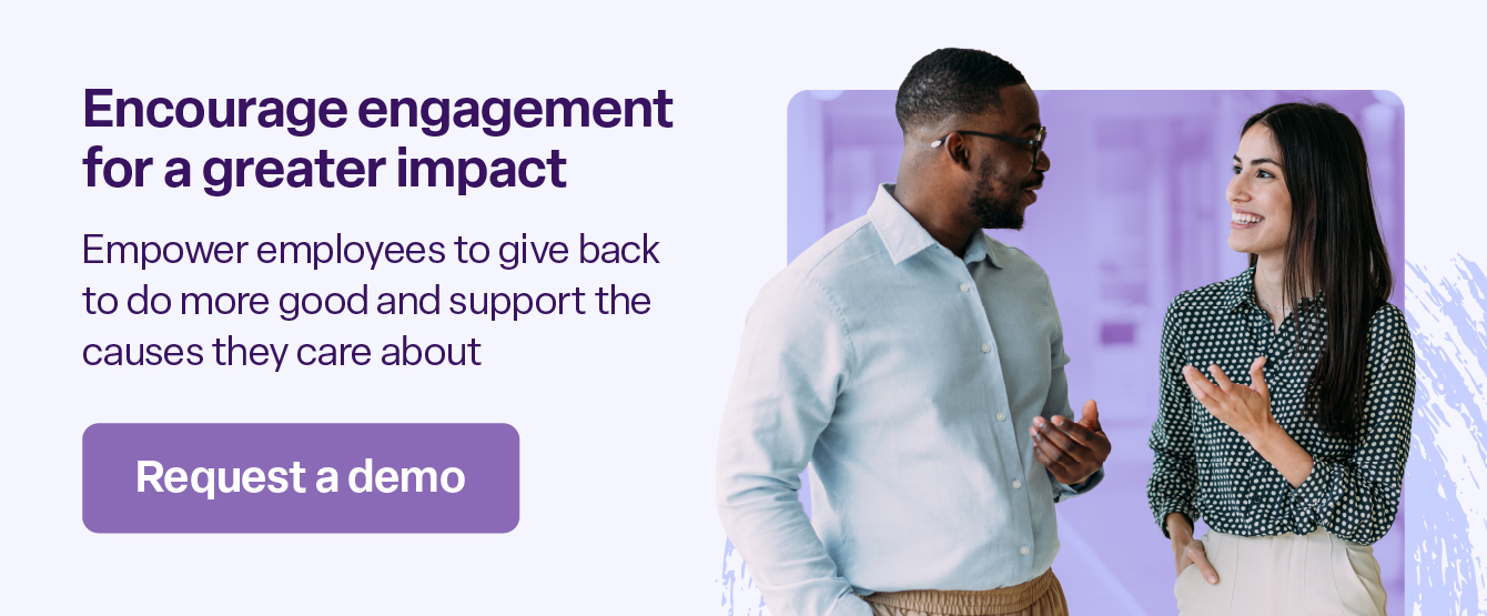 Click here to request a demo of Bonterra CyberGrants for employee engagement.